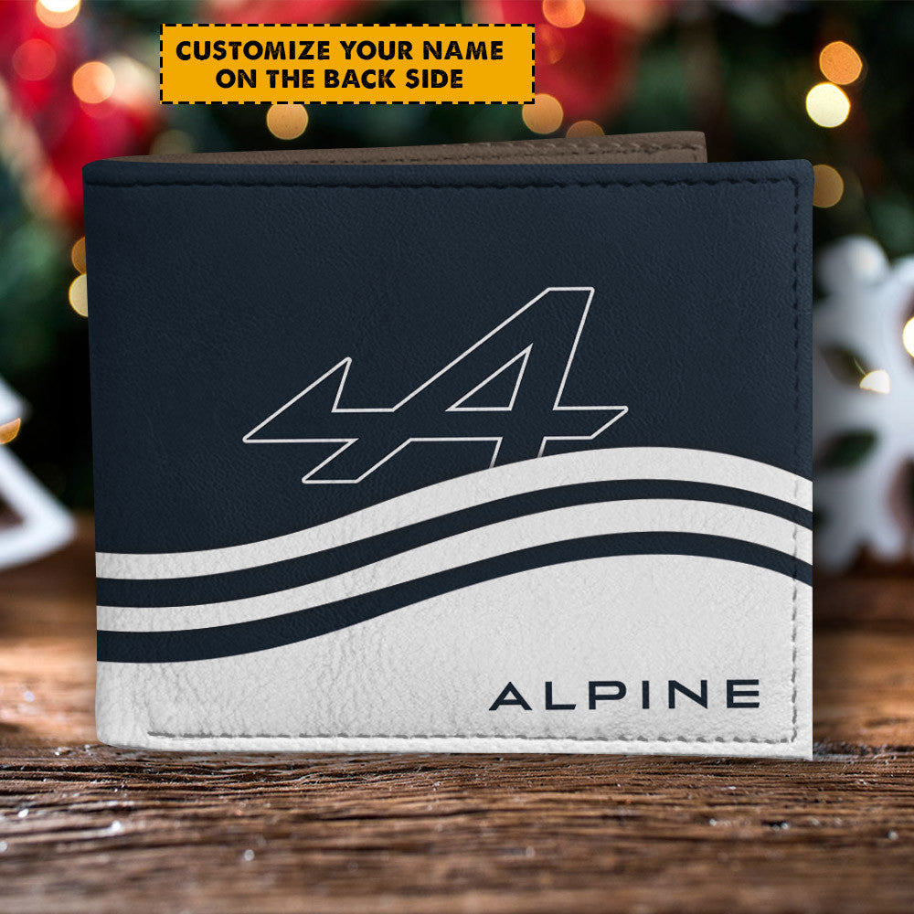 F1 Formula All-over Print Men Leather Wallet