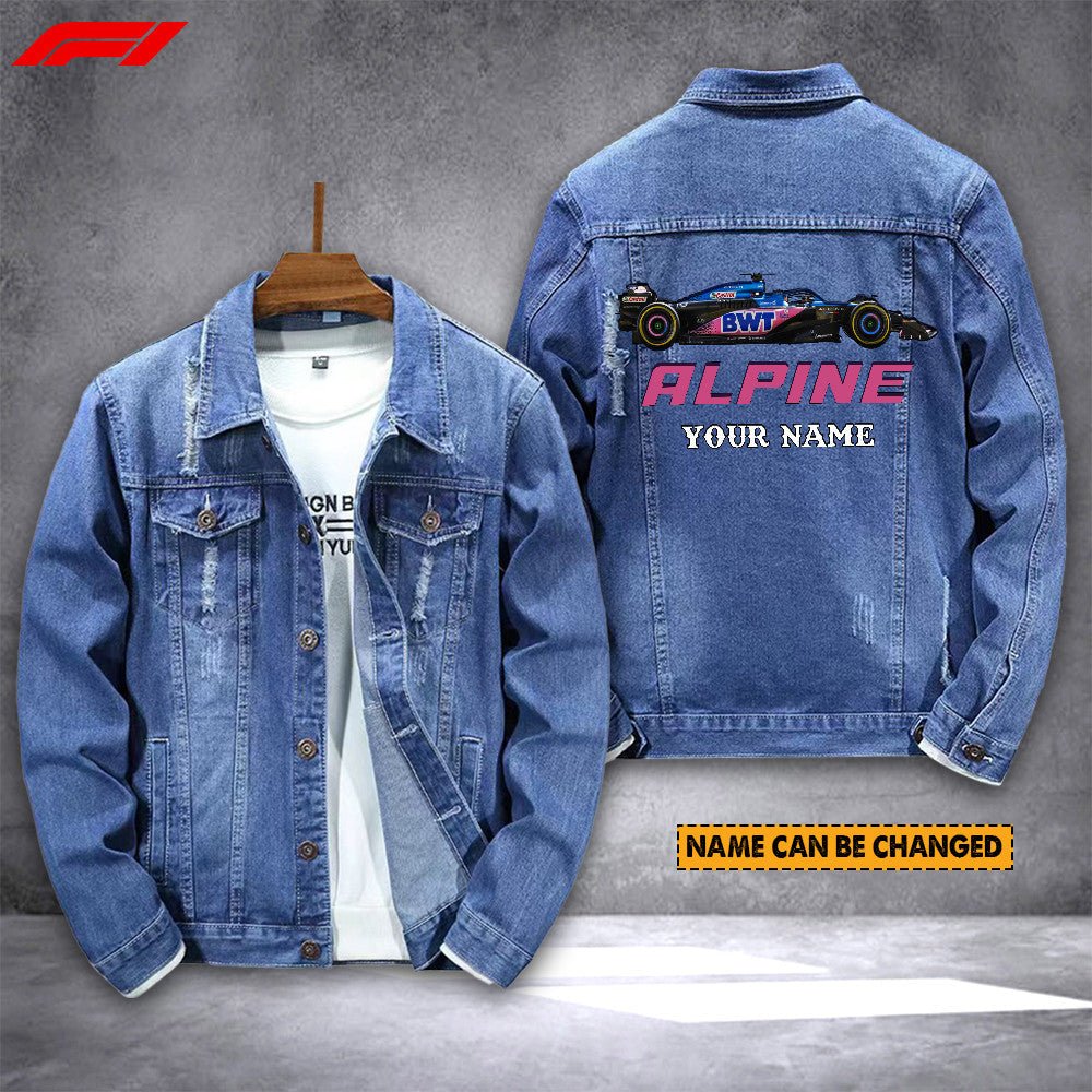 F1 Formula 2025 Denim Jacket