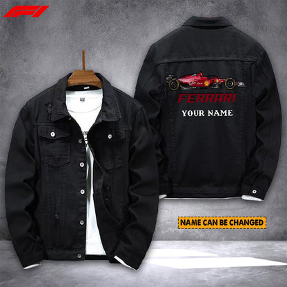 F1 Formula 2025 Denim Jacket