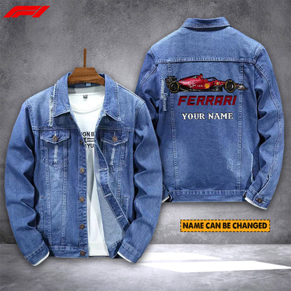 F1 Formula 2025 Denim Jacket