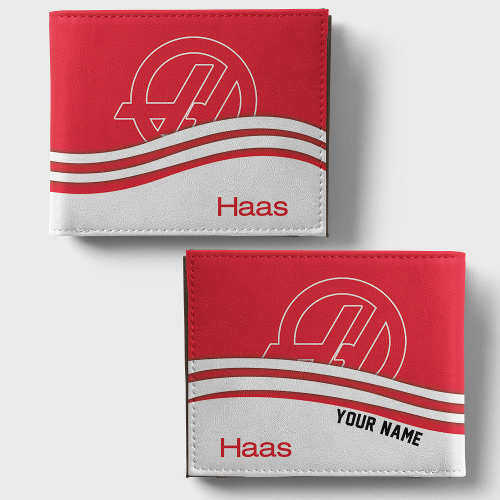 F1 Formula All-over Print Men Leather Wallet