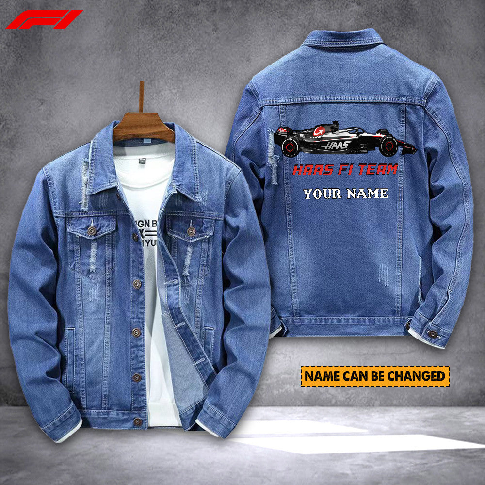 F1 Formula 2025 Denim Jacket