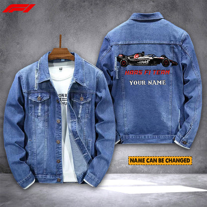F1 Formula 2025 Denim Jacket