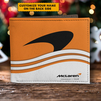 F1 Formula All-over Print Men Leather Wallet