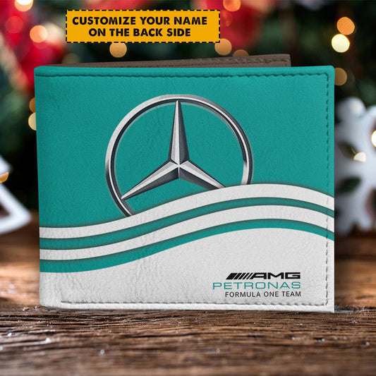 F1 Formula All-over Print Men Leather Wallet