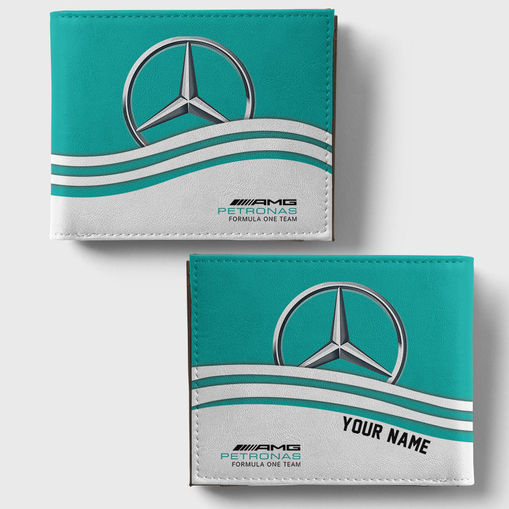 F1 Formula All-over Print Men Leather Wallet