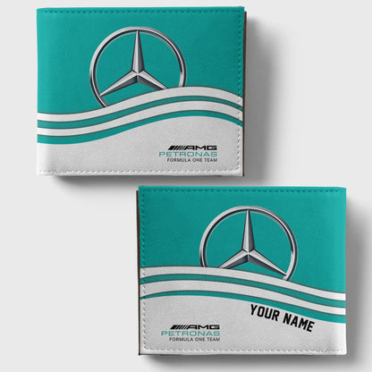 F1 Formula All-over Print Men Leather Wallet