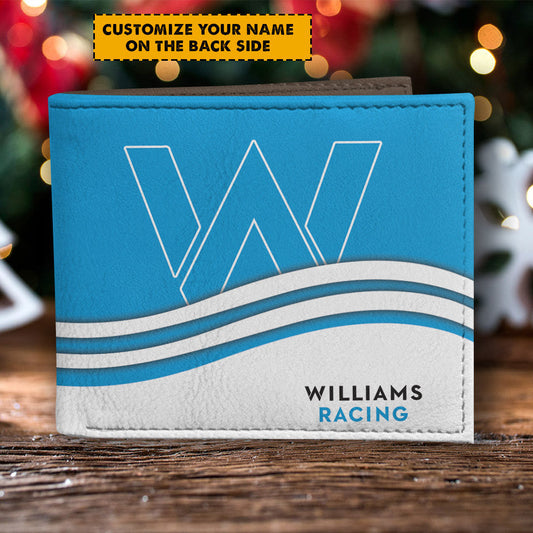 F1 Formula All-over Print Men Leather Wallet