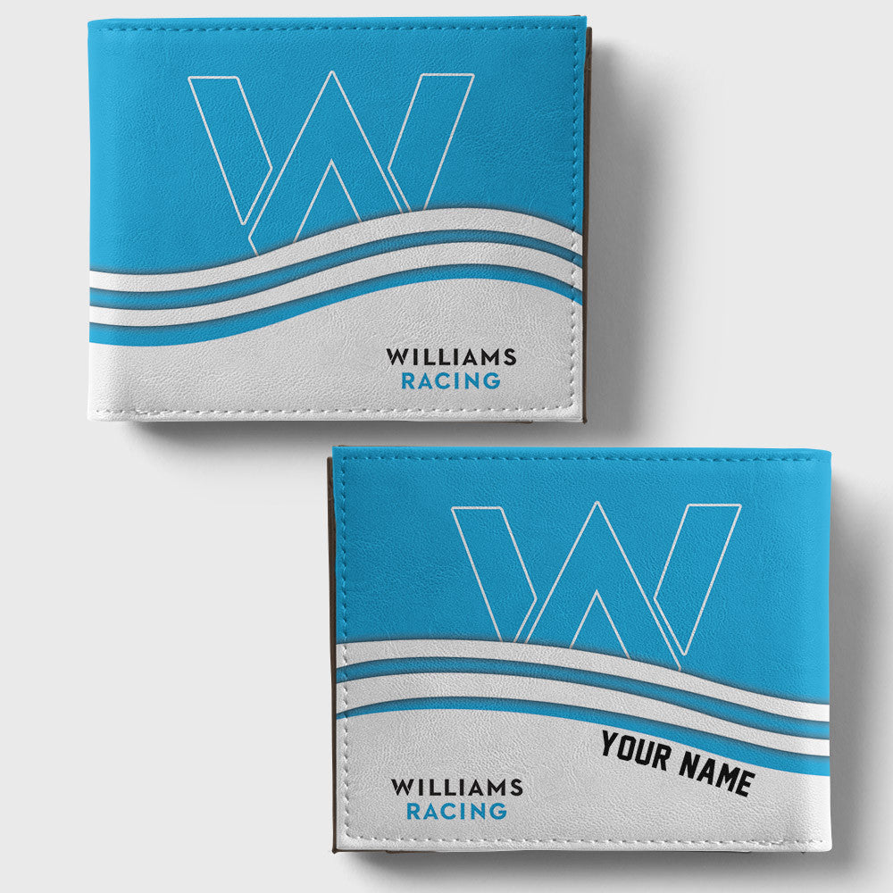 F1 Formula All-over Print Men Leather Wallet