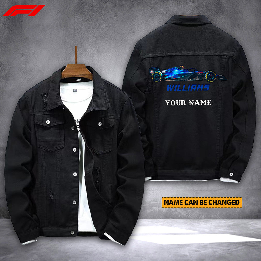 F1 Formula 2025 Denim Jacket