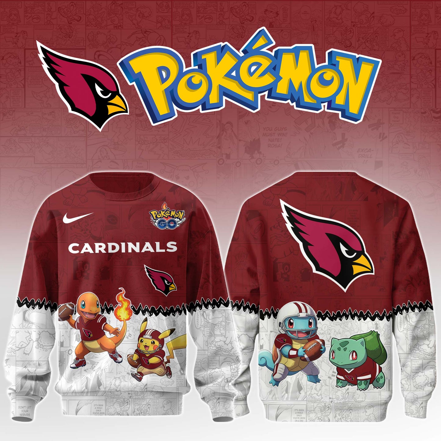 LIMITED EDITION - NEW CUSTOMIZED NFL20 ARC ARIZONA CARDINALS UNISEX T-SHIRT, SWEATSHIRT & HOODIE