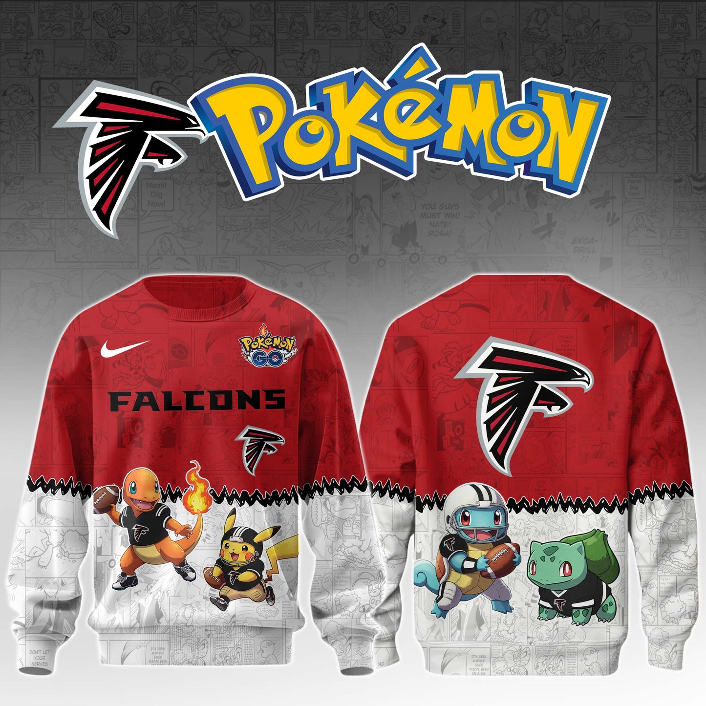 LIMITED EDITION - NEW CUSTOMIZED NFL18 ATF ATLANTA FALCONS UNISEX T-SHIRT, SWEATSHIRT & HOODIE