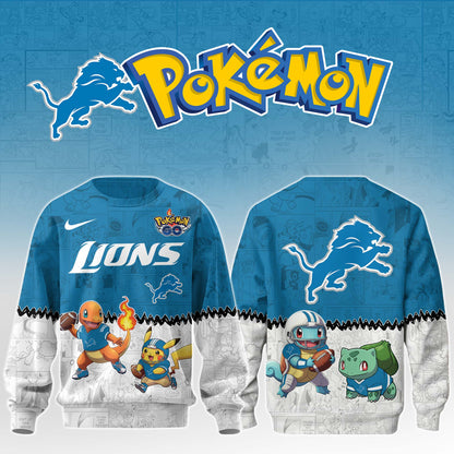LIMITED EDITION - NEW CUSTOMIZED NFL04 DTL DETROIT LIONS UNISEX T-SHIRT, SWEATSHIRT & HOODIE