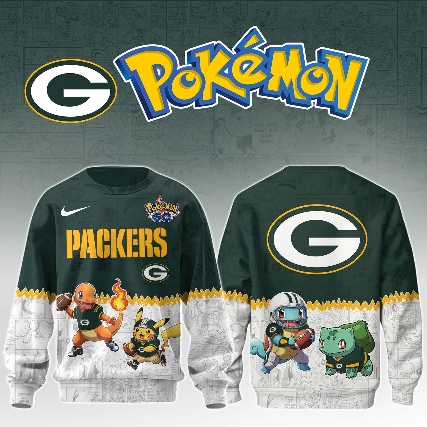 LIMITED EDITION - NEW CUSTOMIZED NFL08 GBP GREEN BAY PACKERS UNISEX T-SHIRT, SWEATSHIRT & HOODIE