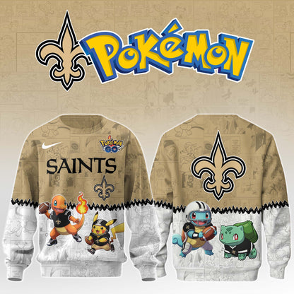 LIMITED EDITION - NEW CUSTOMIZED NFL24 NOS NEW ORLEANS SAINTS UNISEX T-SHIRT, SWEATSHIRT & HOODIE