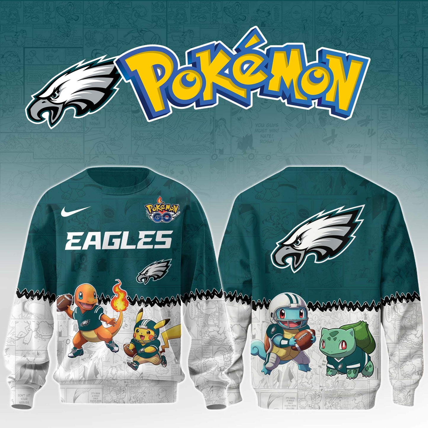 LIMITED EDITION - NEW CUSTOMIZED NFL02 PPE PHILADELPHIA EAGLES UNISEX T-SHIRT, SWEATSHIRT & HOODIE