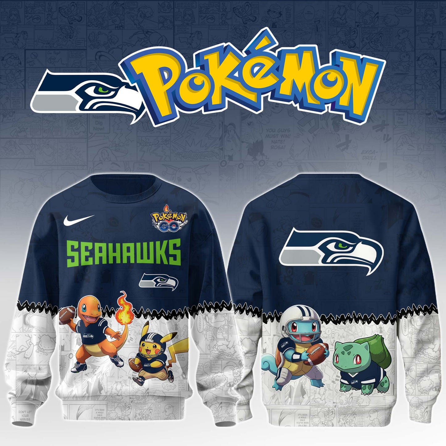 LIMITED EDITION - NEW CUSTOMIZED NFL06 SSH SEATTLE SEAHAWKS UNISEX T-SHIRT, SWEATSHIRT & HOODIE