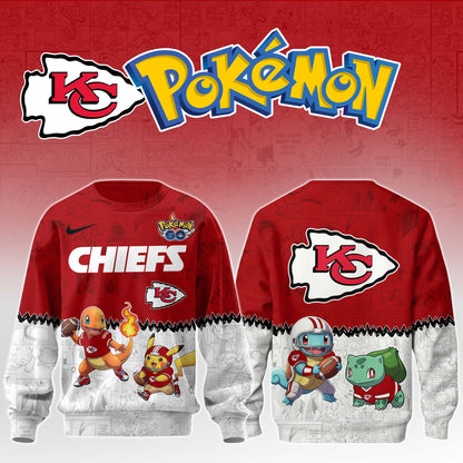 LIMITED EDITION - NEW CUSTOMIZED NFL01 KCC KANSAS CITY CHIEFS UNISEX T-SHIRT, SWEATSHIRT & HOODIE