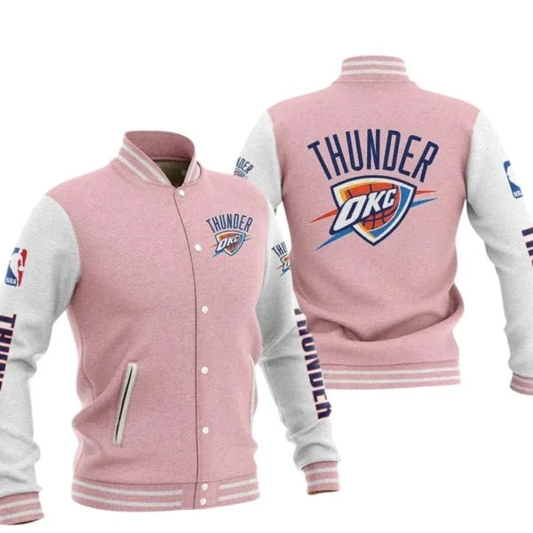 Oklahoma City Thunder Baseball Jacket