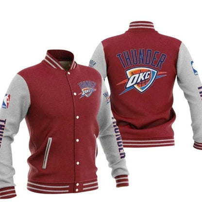 Oklahoma City Thunder Baseball Jacket