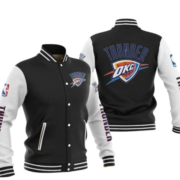 Oklahoma City Thunder Baseball Jacket