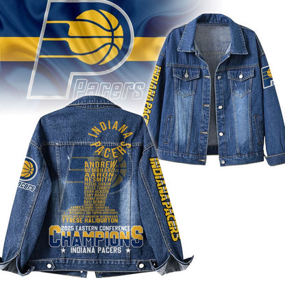Indiana Pacers Special Edition Unisex Denim Jacket
