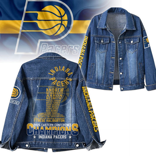 Indiana Pacers Special Edition Unisex Denim Jacket