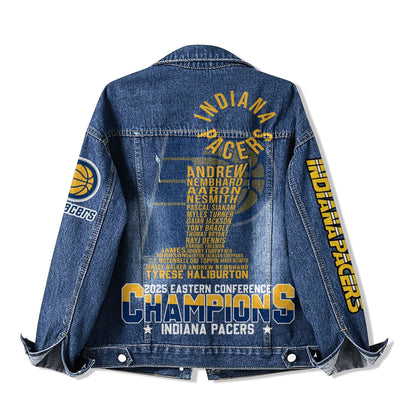 Indiana Pacers Special Edition Unisex Denim Jacket