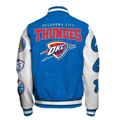 Oklahoma City Thunder Baseball Jacket
