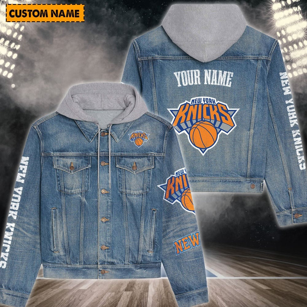 NBA Unisex Hooded Denim Jacket