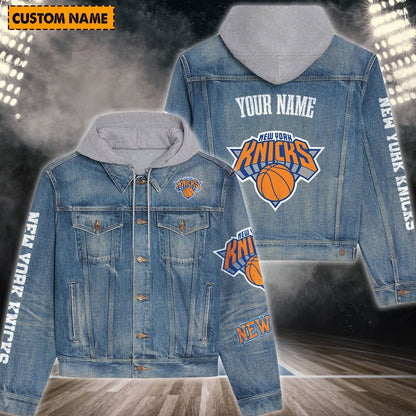NBA Unisex Hooded Denim Jacket