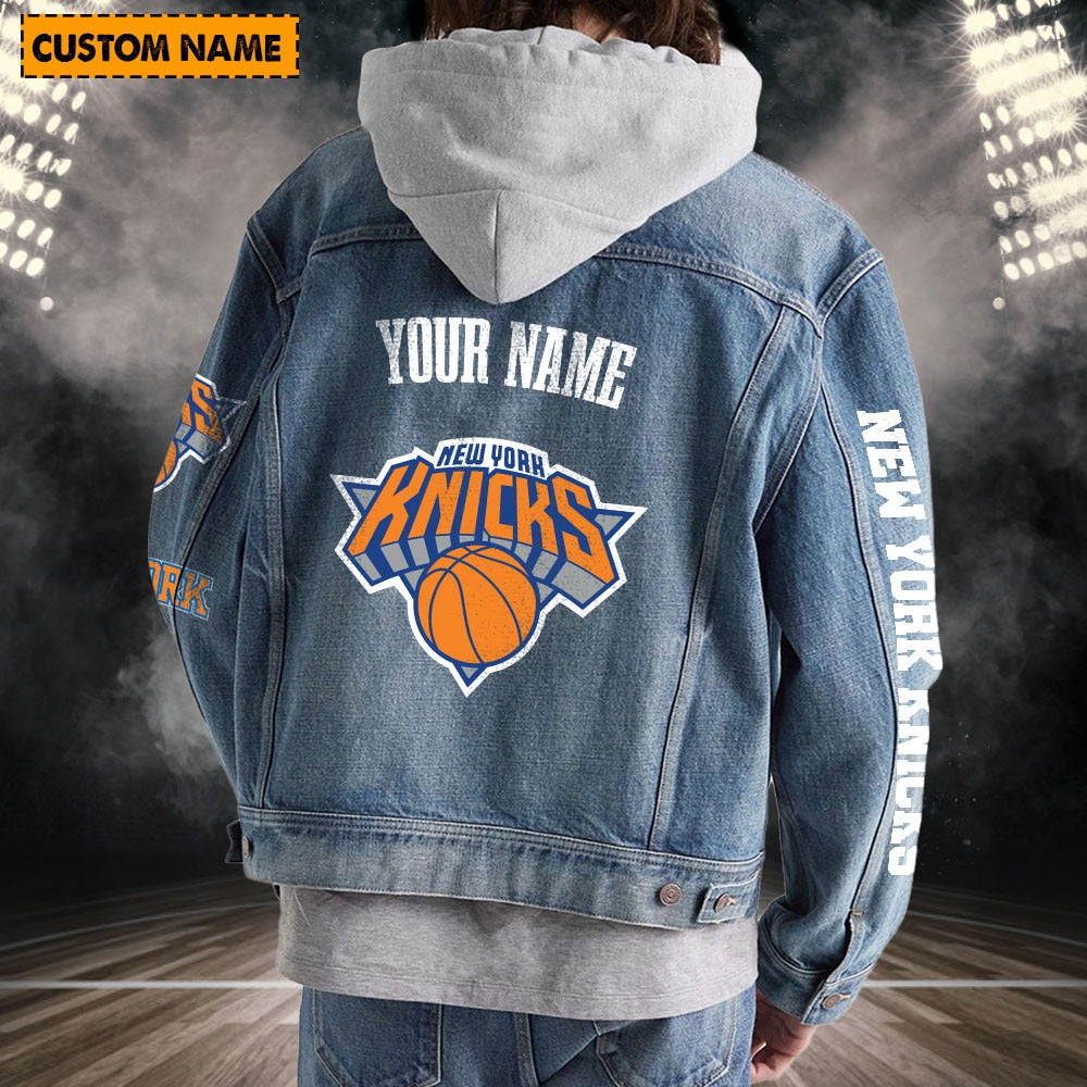 NBA Unisex Hooded Denim Jacket