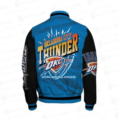 Oklahoma City Thunder Baseball Jacket