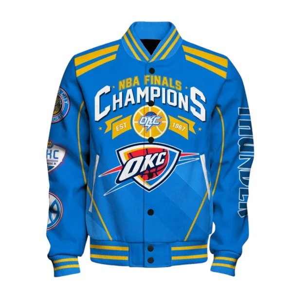 Oklahoma City Thunder Baseball Jacket