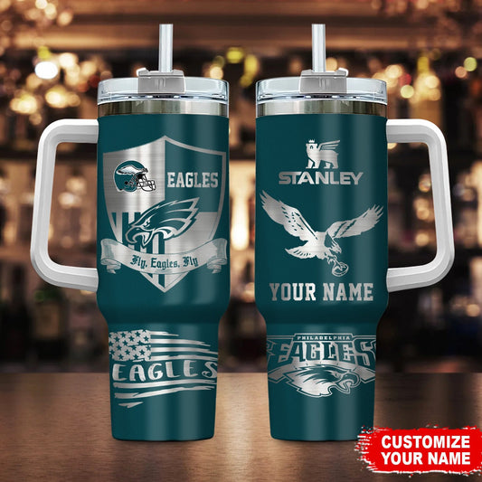 LIMITED EDITION - NEW CUSTOMIZED NFL02 PPE PHILADELPHIA EAGLES 40 OZ TUMBLER