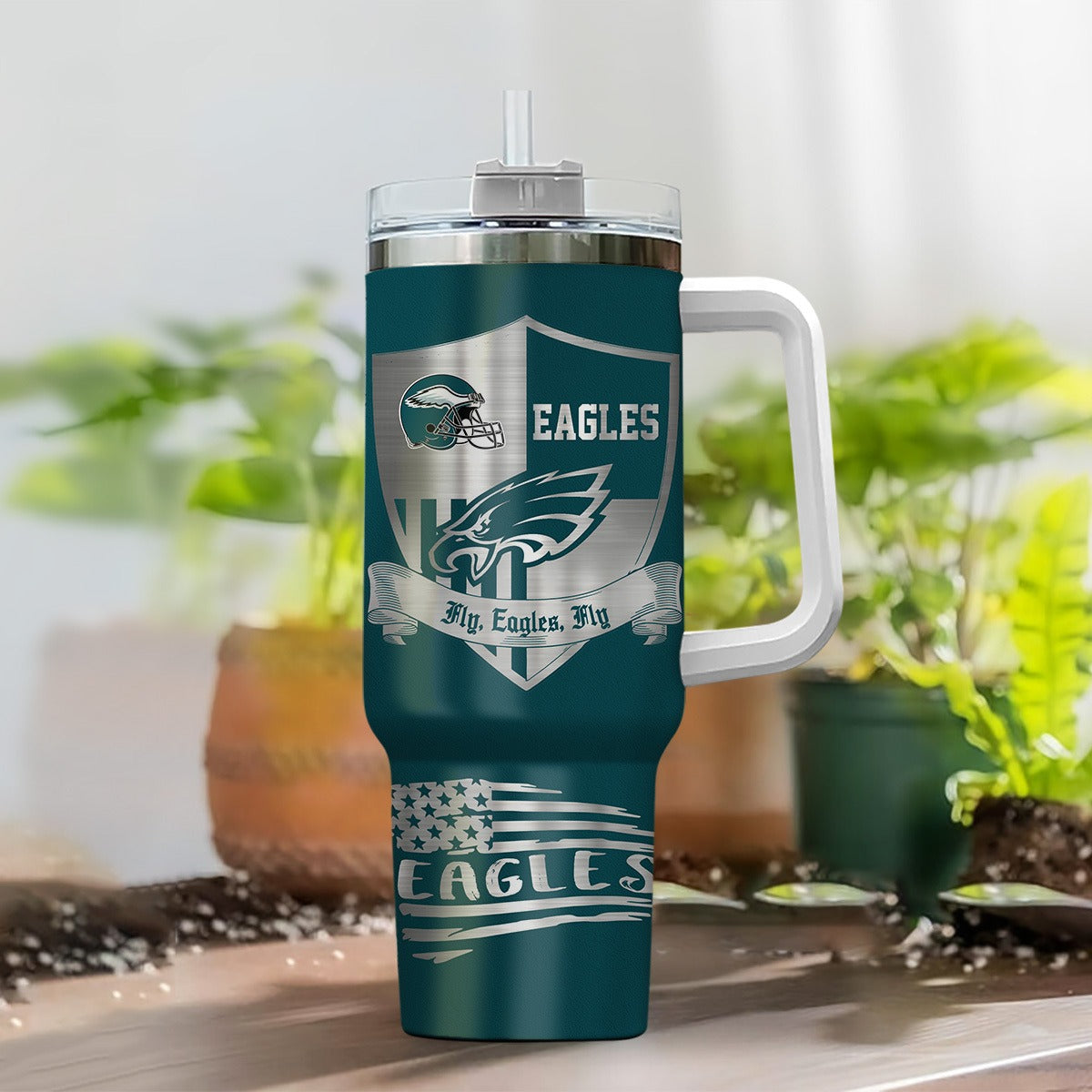 LIMITED EDITION - NEW CUSTOMIZED NFL02 PPE PHILADELPHIA EAGLES 40 OZ TUMBLER
