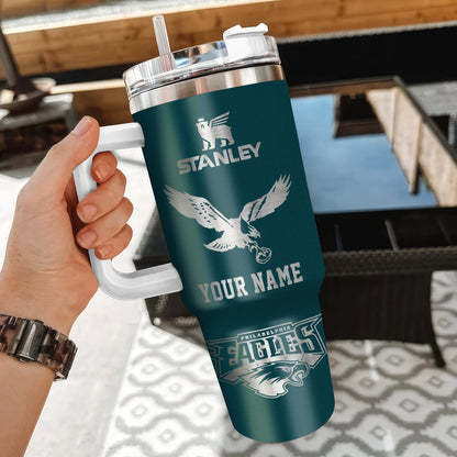LIMITED EDITION - NEW CUSTOMIZED NFL02 PPE PHILADELPHIA EAGLES 40 OZ TUMBLER