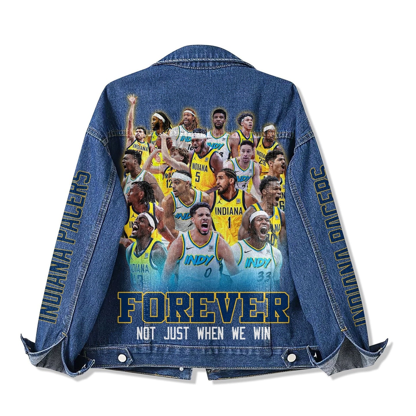 Indiana Pacers Special Edition Unisex Denim Jacket
