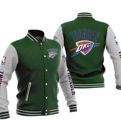 Oklahoma City Thunder Baseball Jacket