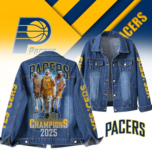 Indiana Pacers Special Edition Unisex Denim Jacket