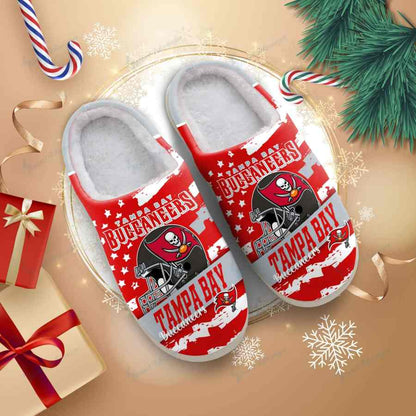 LIMITED EDITION - NEW CUSTOMIZED NFL10 TBB TAMPA BAY BUCCANEERS FOAM SLIPPERS