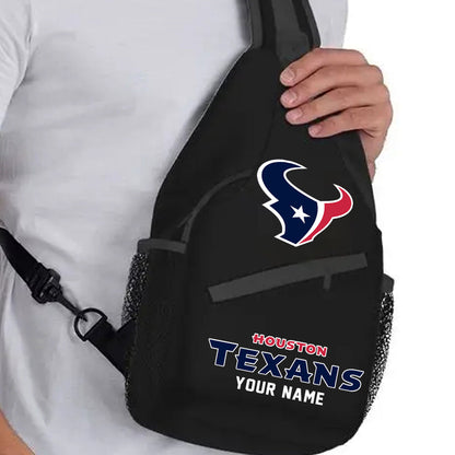 LIMITED EDITION - NEW CUSTOMIZED NFL15 HTT HOUSTON TEXANS SLING BAG