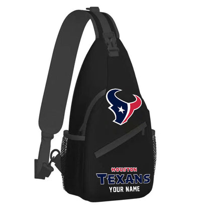 LIMITED EDITION - NEW CUSTOMIZED NFL15 HTT HOUSTON TEXANS SLING BAG
