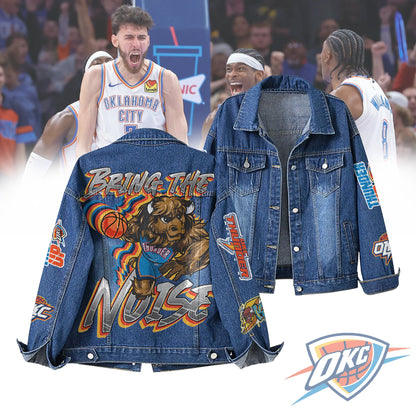 Oklahoma City Thunder Special Edition Unisex Denim Jacket