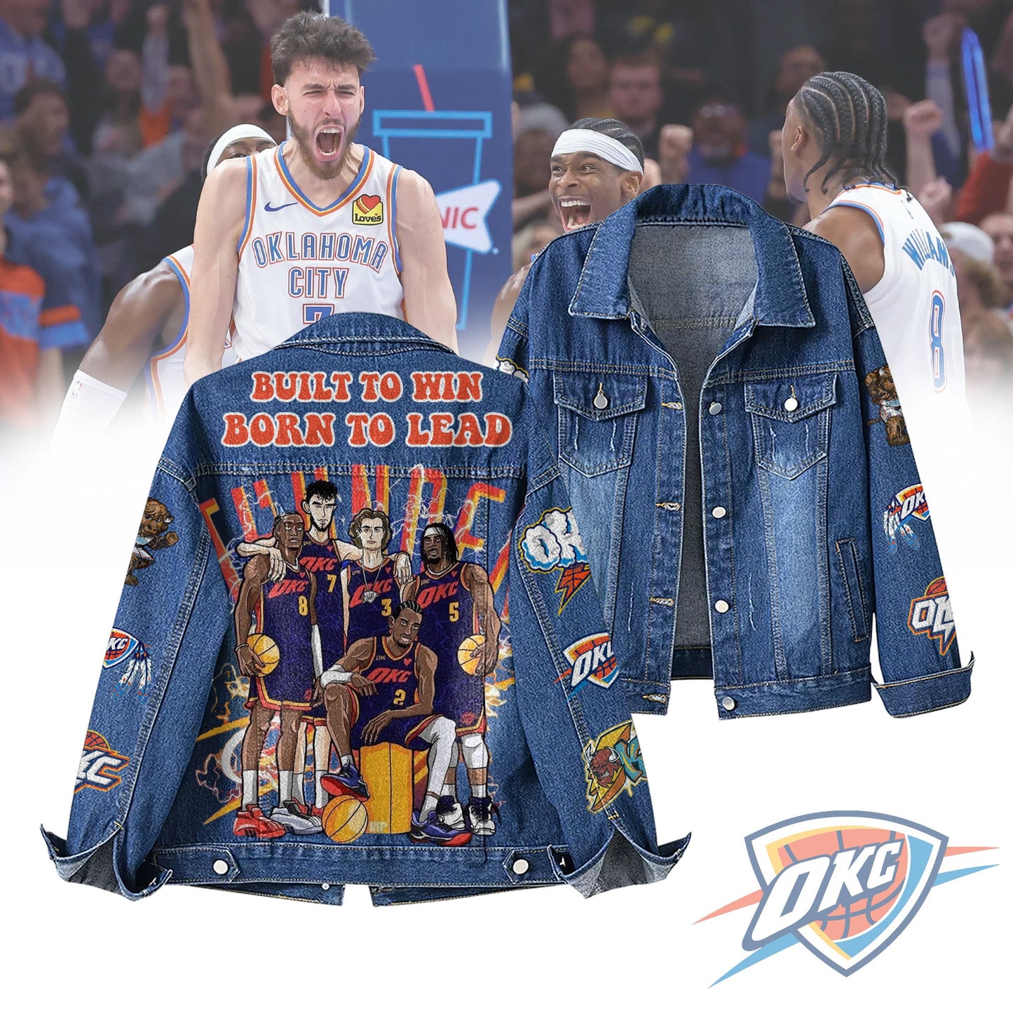 Oklahoma City Thunder Special Edition Unisex Denim Jacket