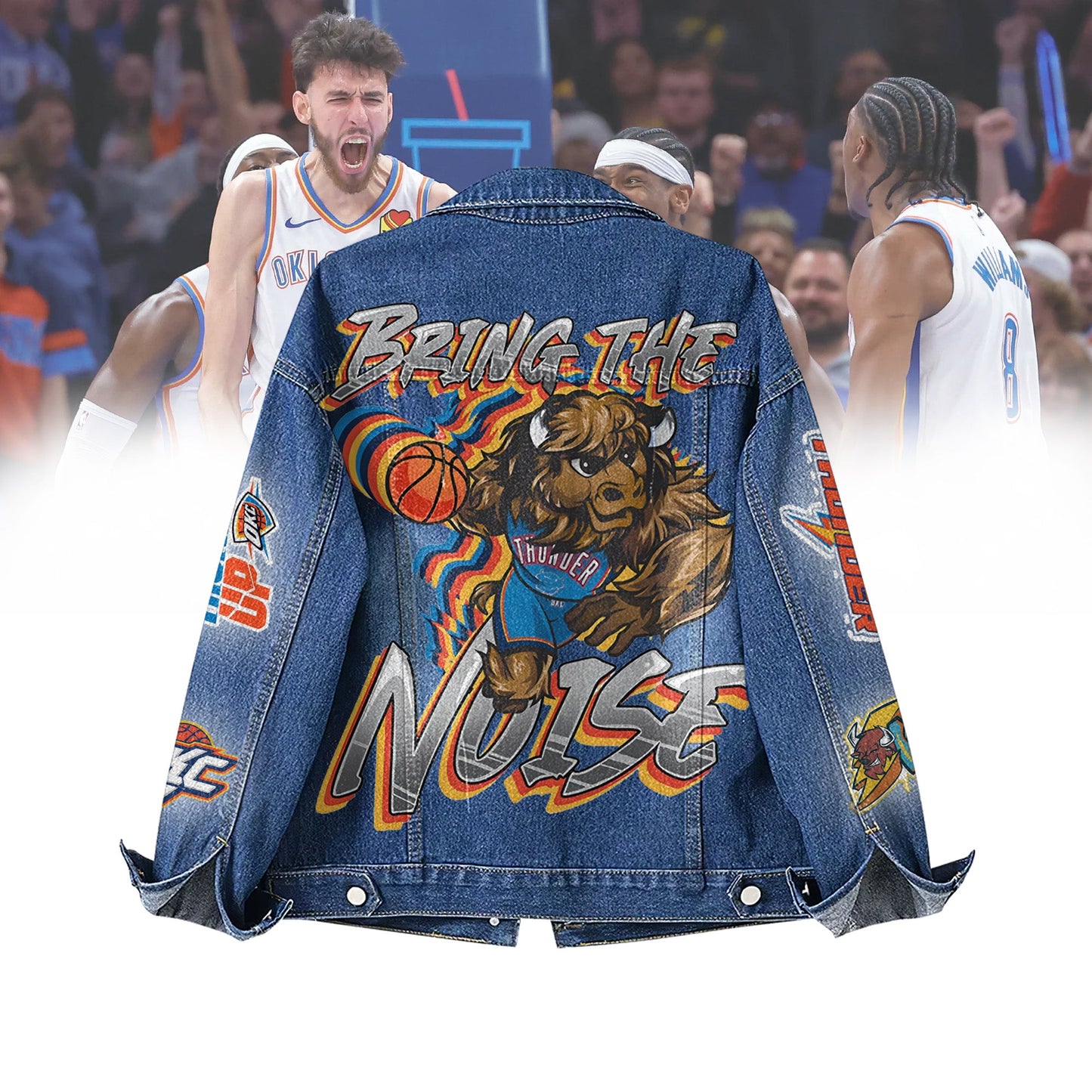 Oklahoma City Thunder Special Edition Unisex Denim Jacket