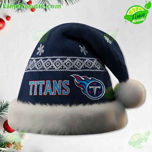 LIMITED EDITION - NEW CUSTOMIZED NFL31 TST TENNESSEE TITANS CHRISTMAS HAT