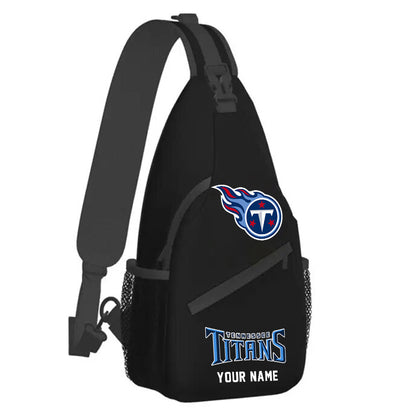 LIMITED EDITION - NEW CUSTOMIZED NFL31 TST TENNESSEE TITANS SLING BAG