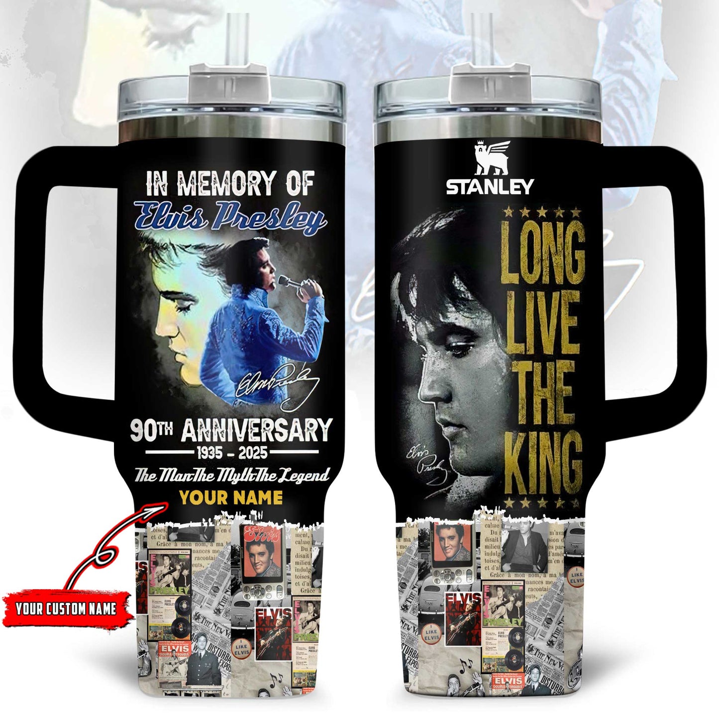 ELVIS PREMIUM LIMITED EDITION TUMBLER 40 OZ