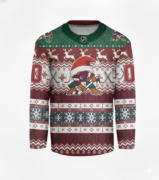 LIMITED EDITION - NEW CUSTOMIZED NHL30 AZC ARIZONA COYOTES LONG SLEEVED T-SHIRT